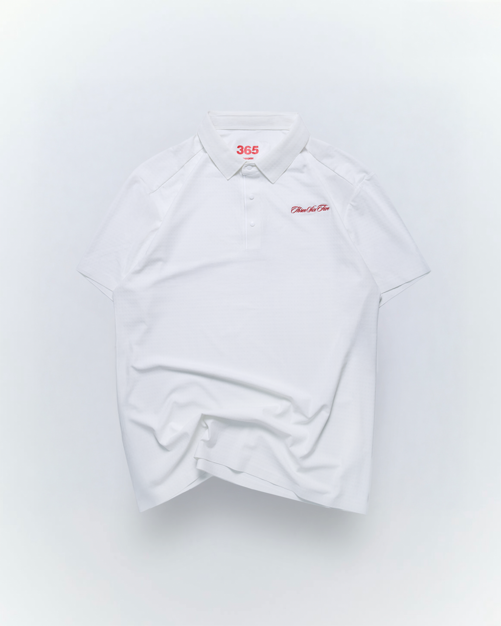 Textured Polo White