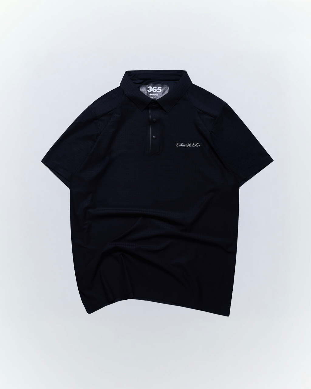 Textured Polo Black