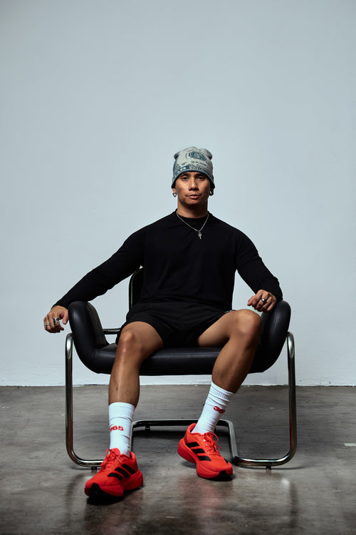 Long Sleeve Performance Tee Black