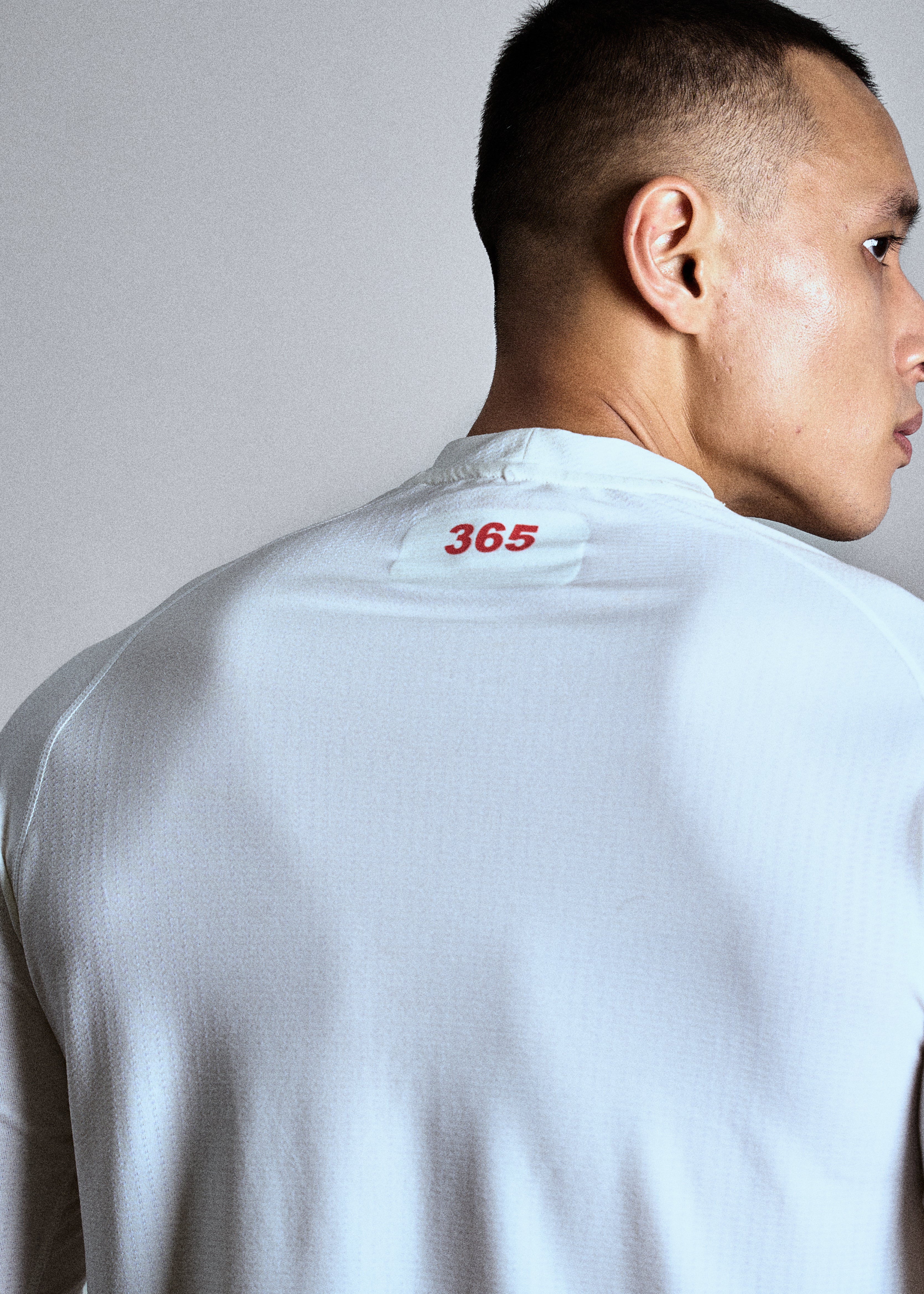 Long Sleeve Performance Tee White