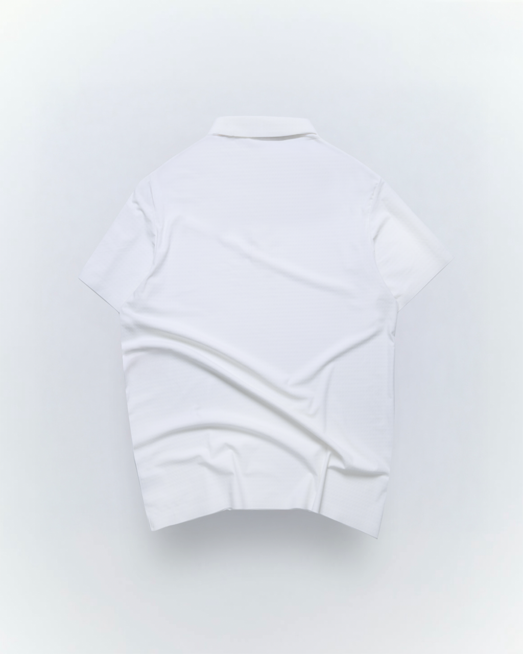 Textured Polo White