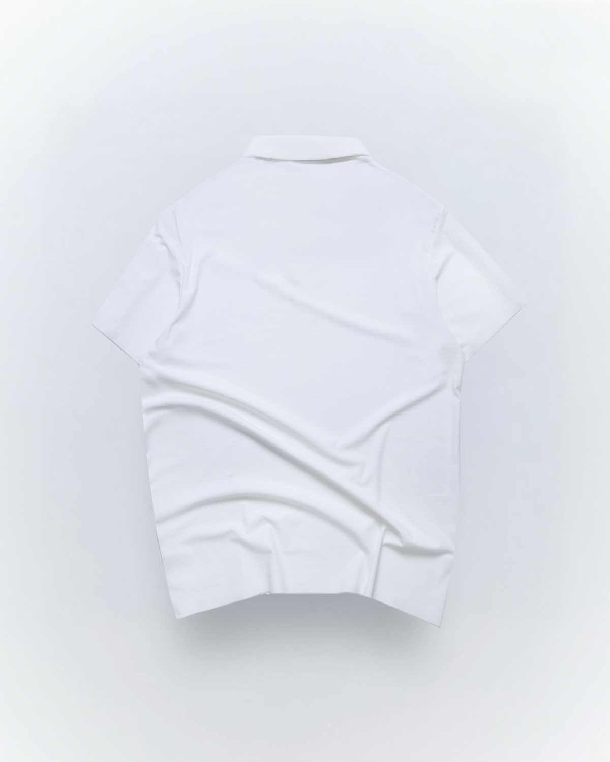 Textured Polo White
