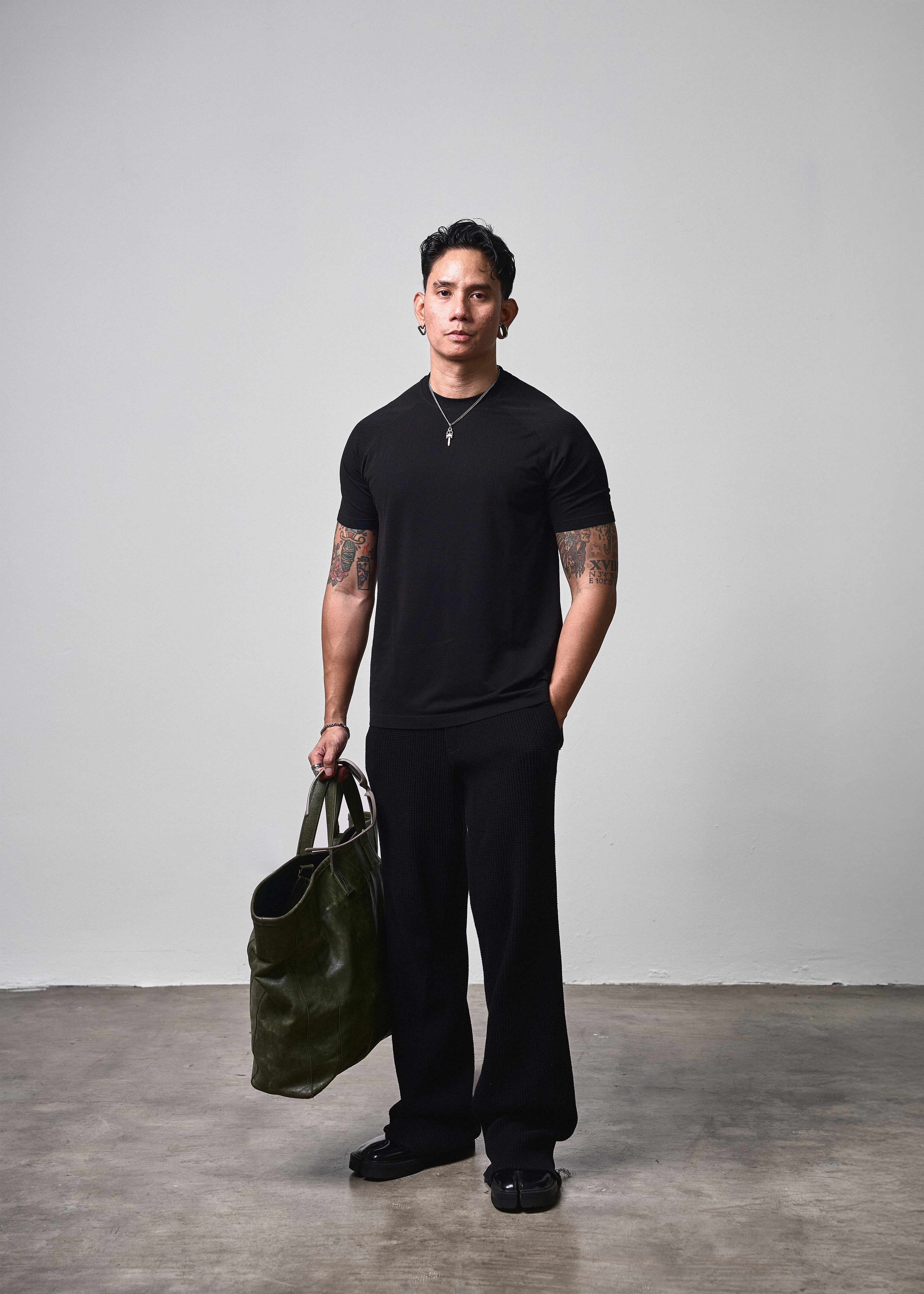 Short Sleeve Performance Tee  Black