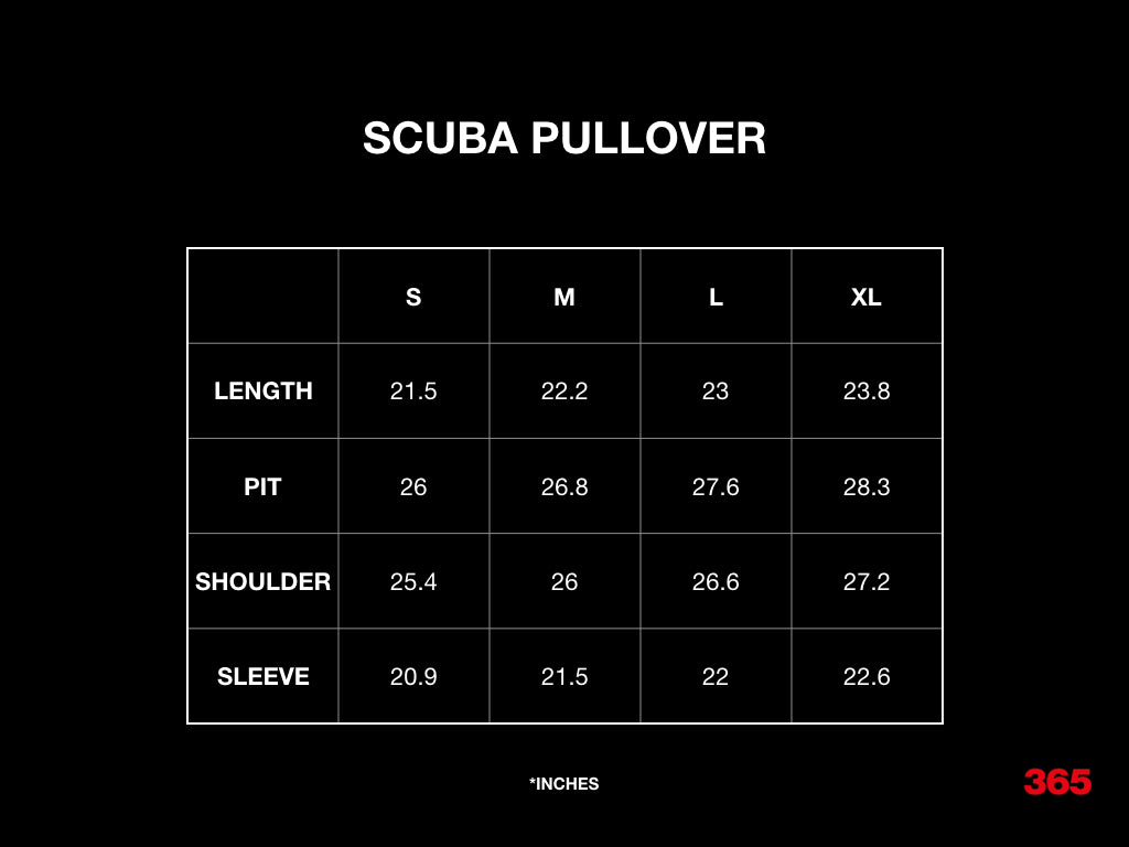 Scuba Pullover Black