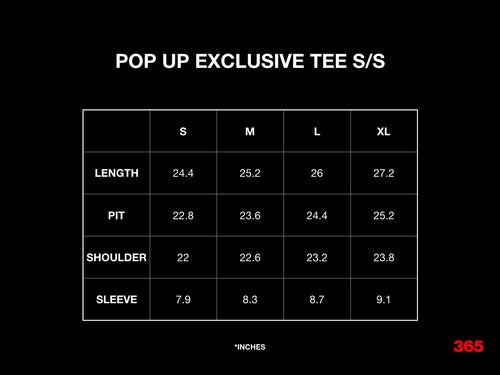 365 Pop Up Exclusive Tee