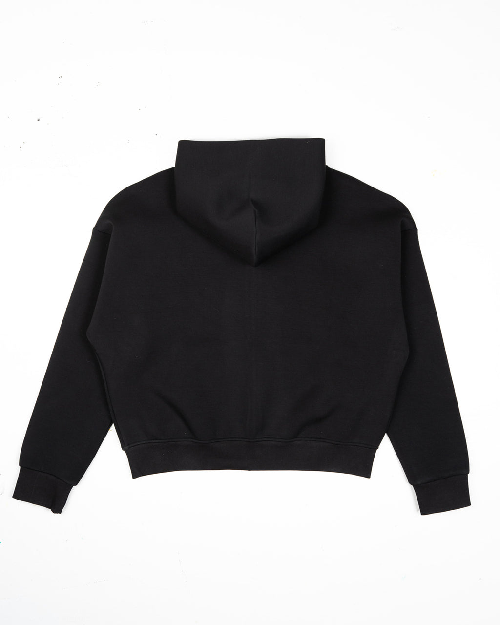 Scuba Zip Up Hoodie Black