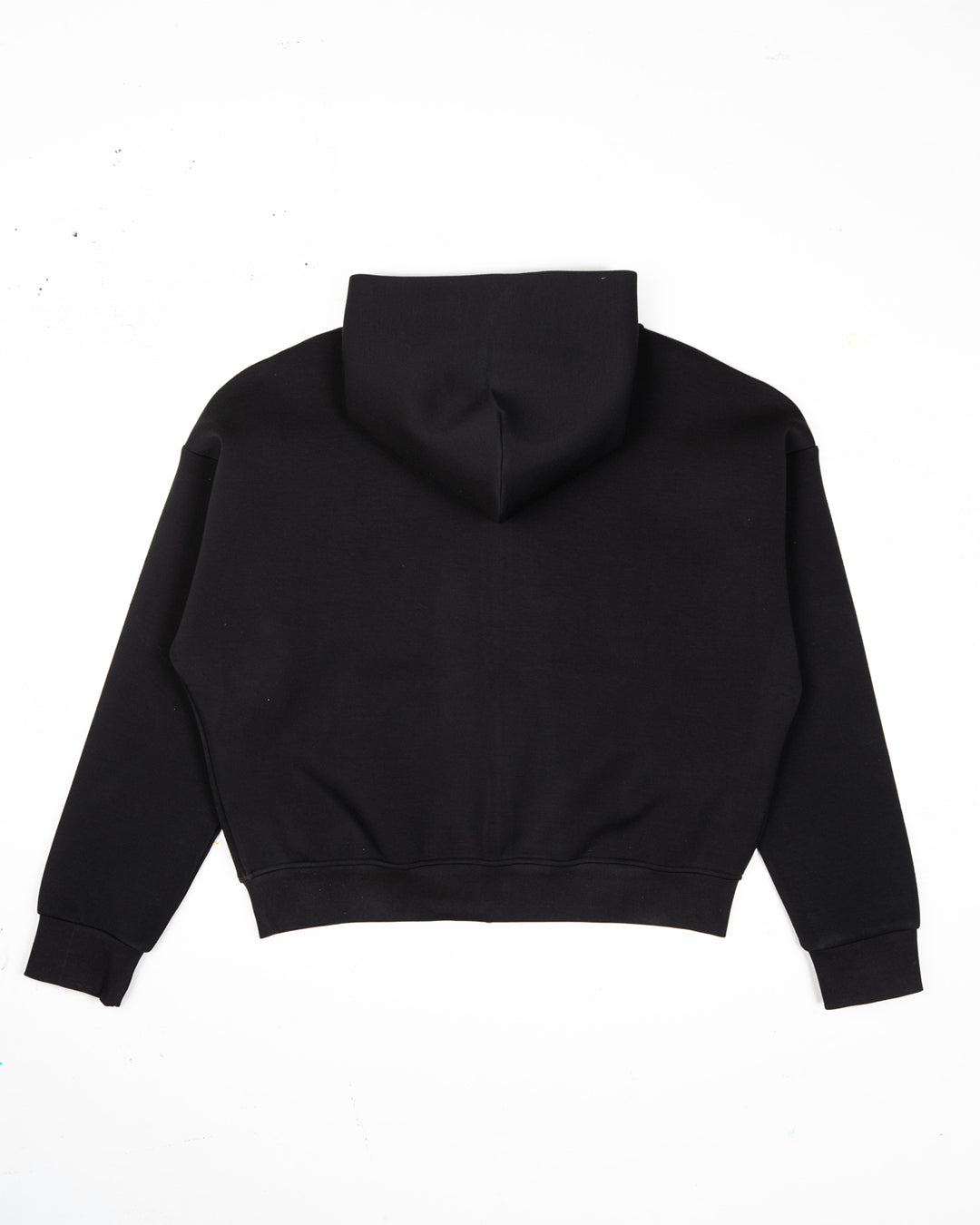 Scuba Zip Up Hoodie Black