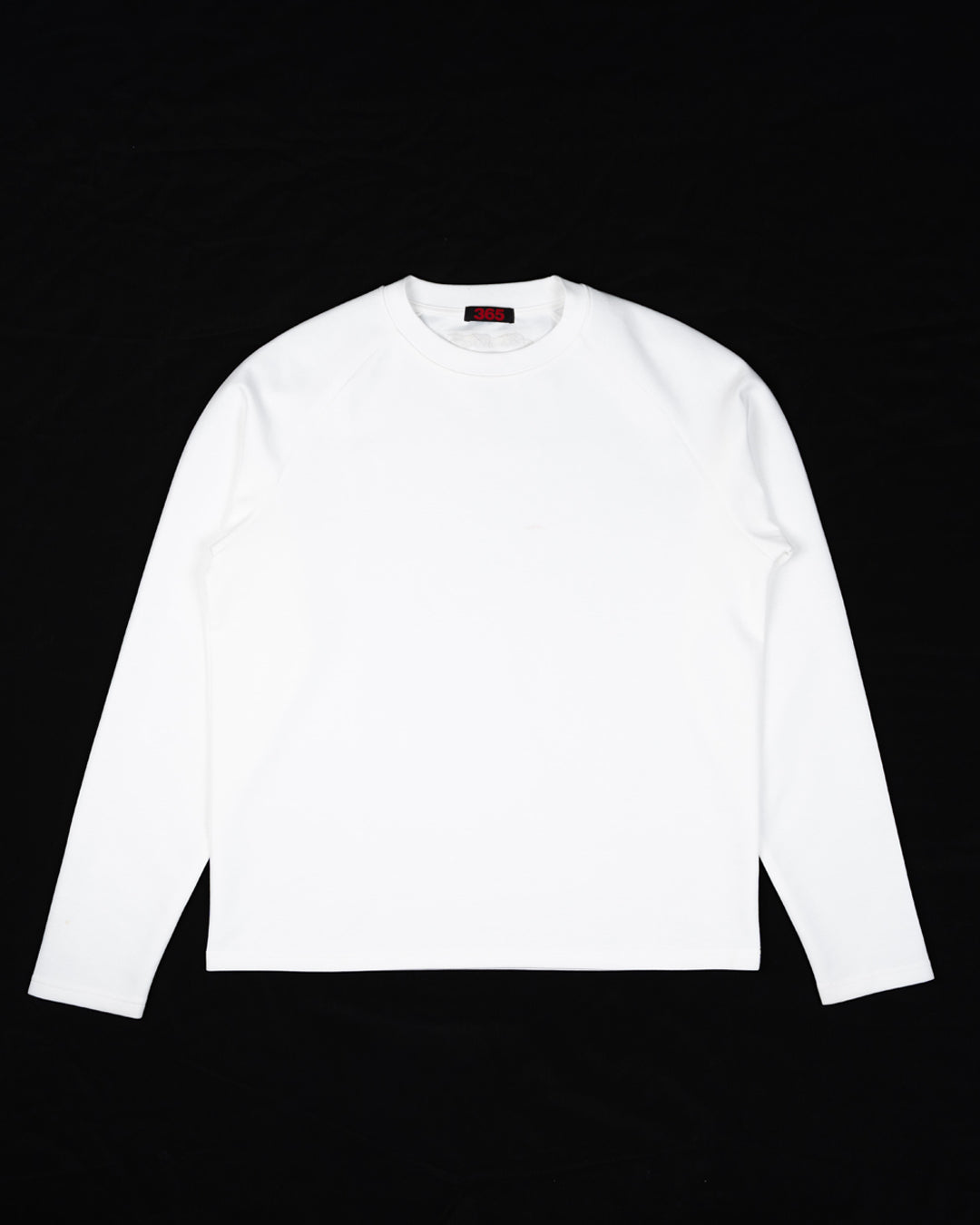 Scuba Script Tee L/S White