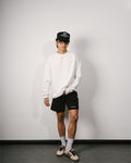 Scuba Script Tee L/S White